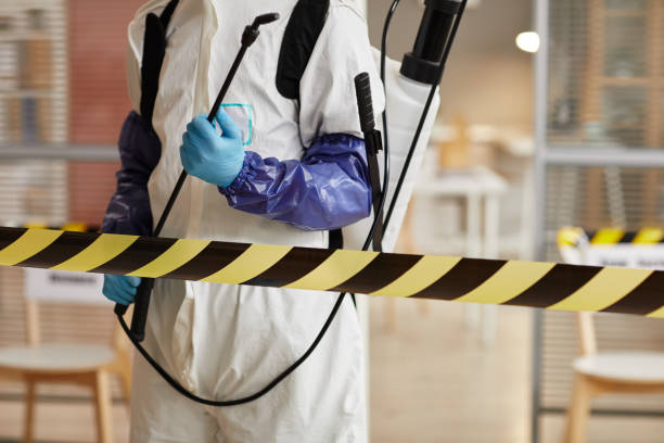 Professional Sewage Cleanup technician working in Fairmont, NE